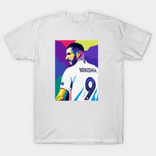 Karim Benzema Wpap Art T-Shirt